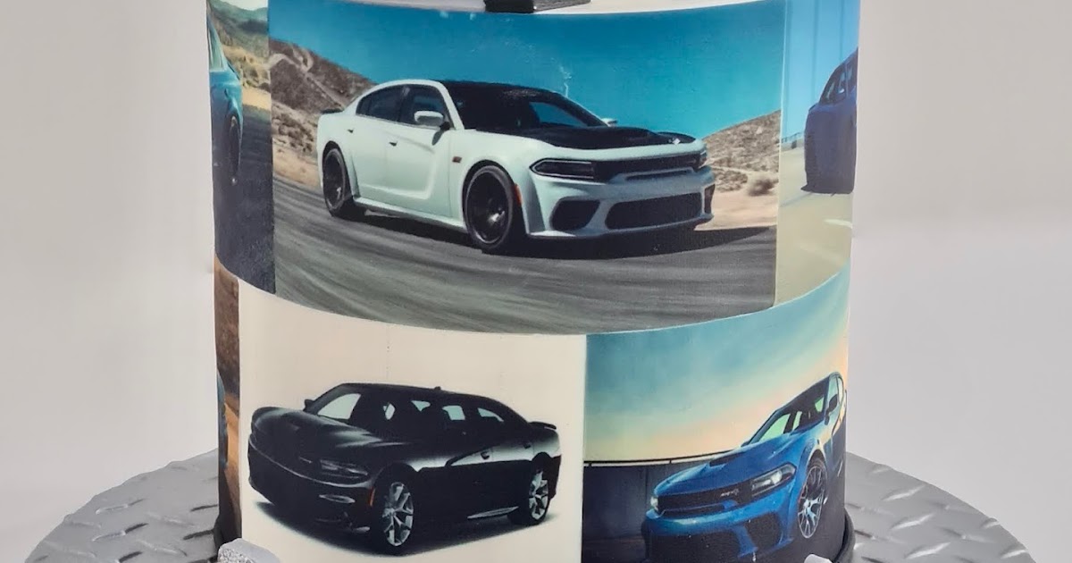 Celebrate with Cake! Dodge Charger single tier Cake