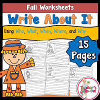 Fall Write About It Worksheets