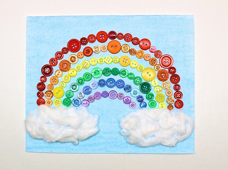 button rainbow