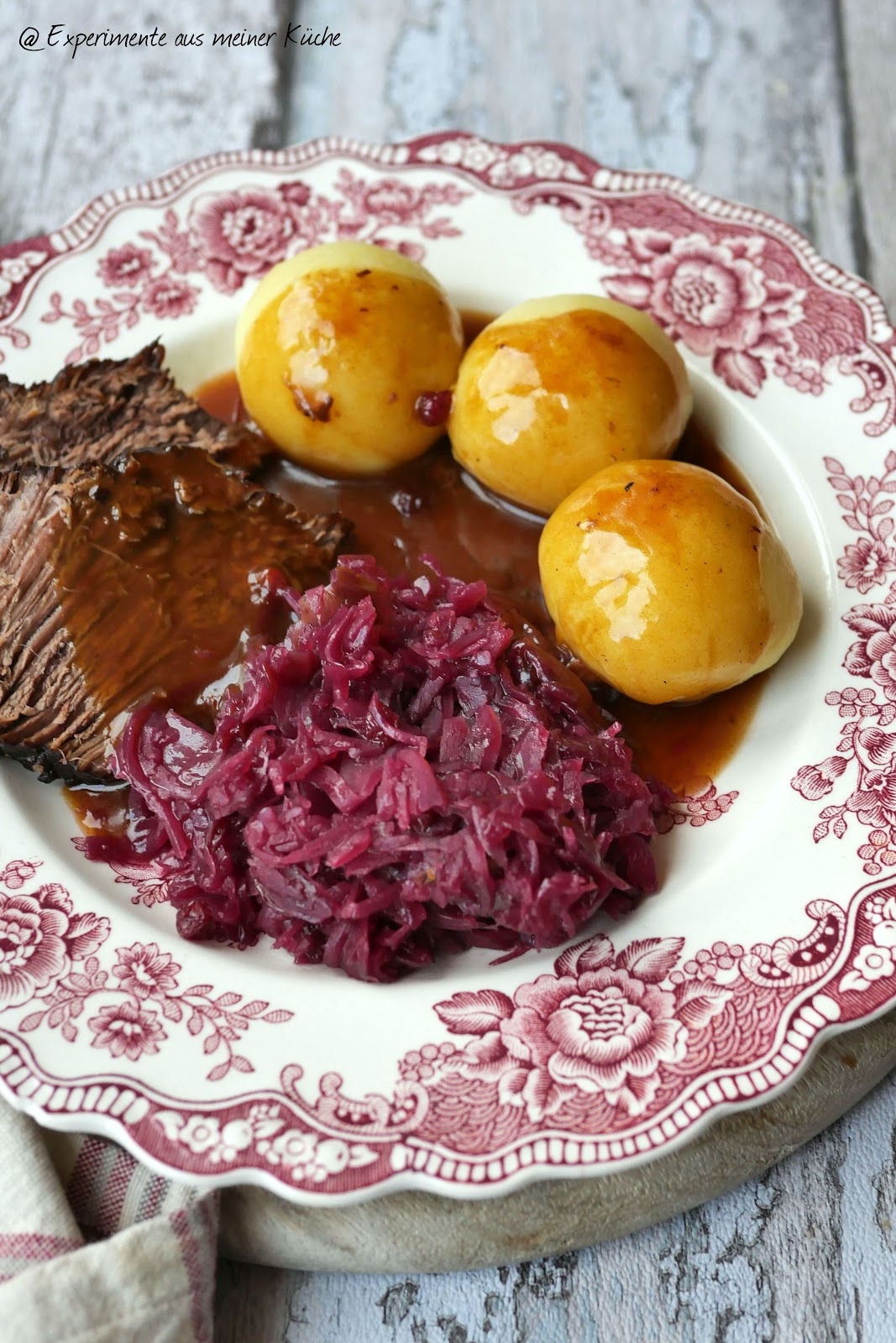 Experimente aus meiner Küche Weihnachtlicher Rinderbraten mit