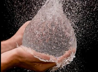 amazing water and hand