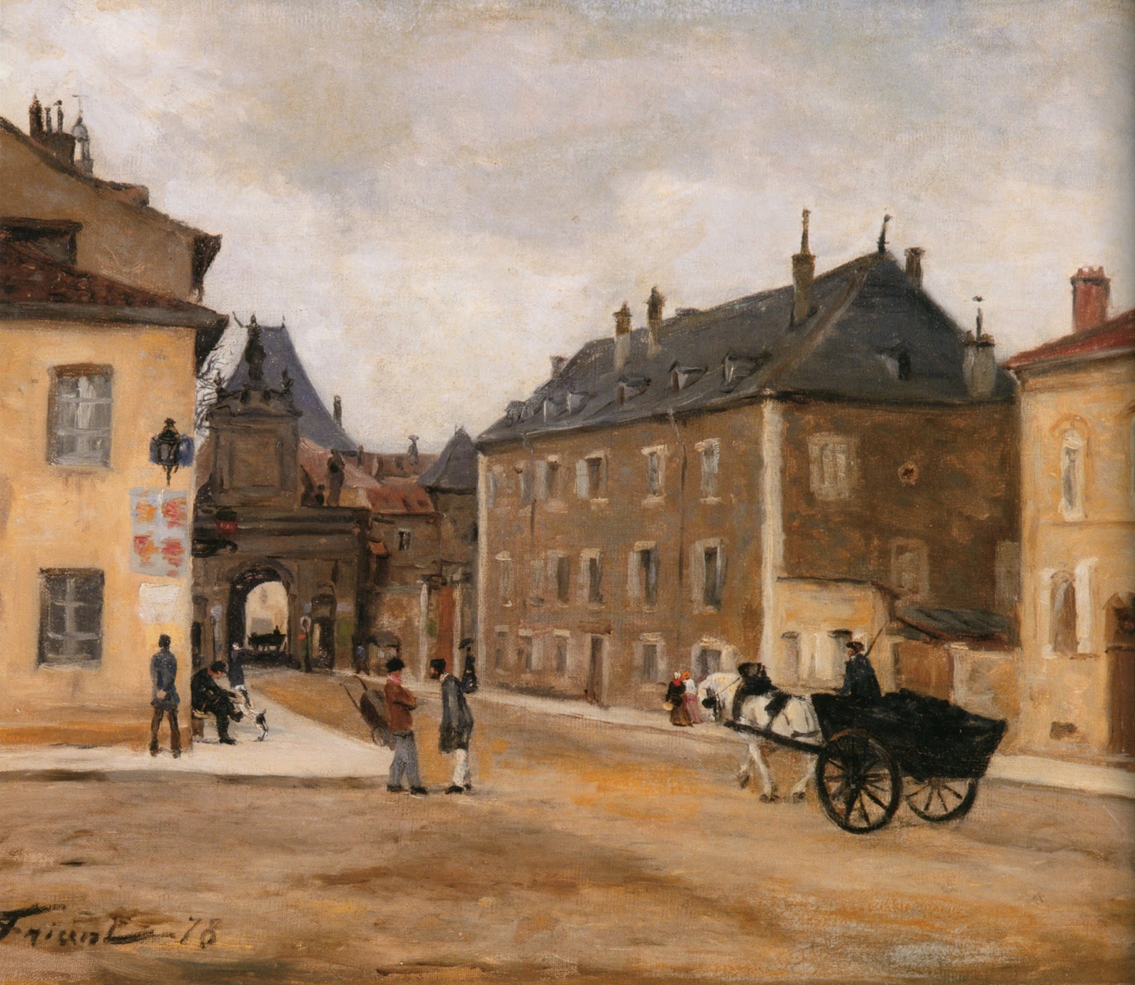 Paintings by Émile Friant