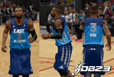 NBA 2K13 East All-Stars 2012 Jersey Mod