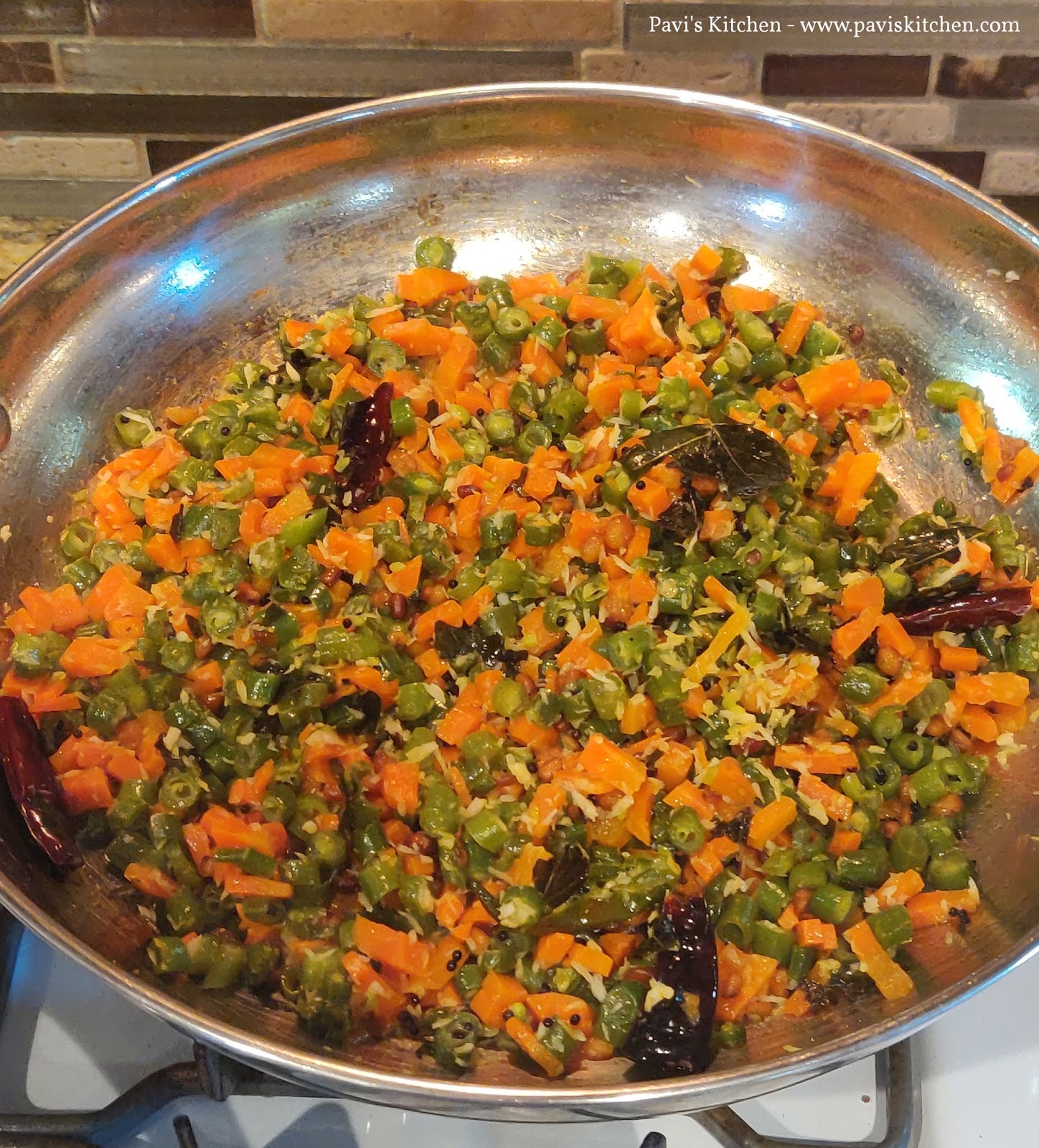 Carrot Beans Stir Fry Recipe Carrot Beans Poriyal Carrot Beans Dry