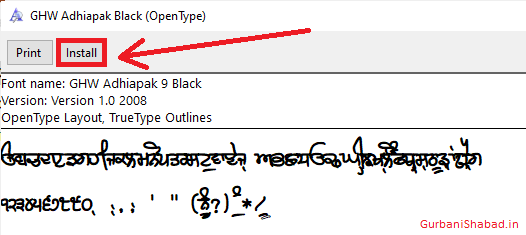 How To Install Punjabi Font Style In PC Computer