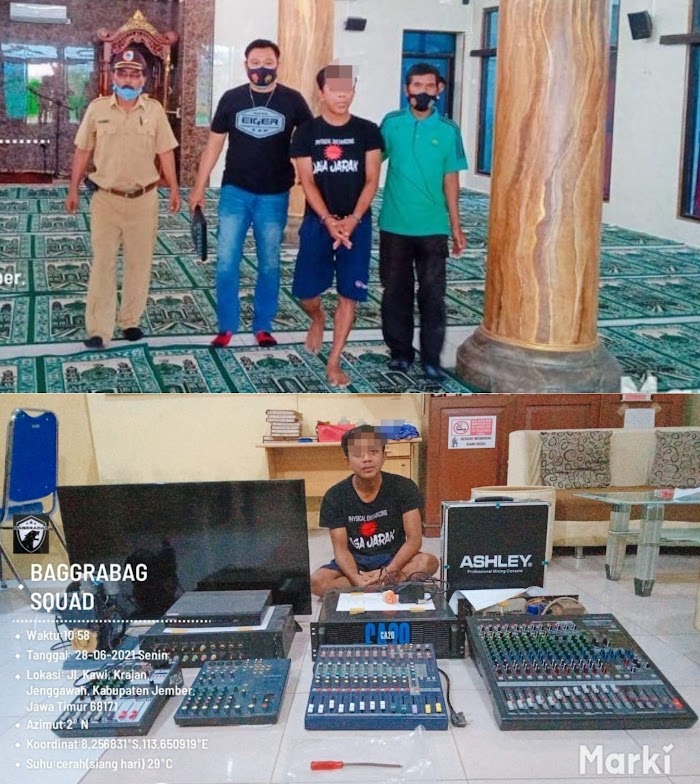 Terungkap ! Pencuri 15 TKP Masjid Di Jember, Ternyata Residivis Kasus Pemerkosaan