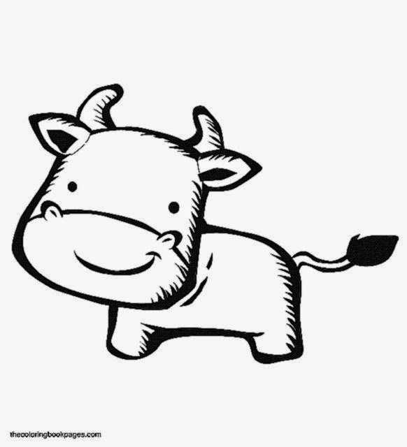 baby cow coloring pages - photo #27