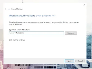 كيفيه عمل اختصارات للمواقع مثل ايقونات البرامج