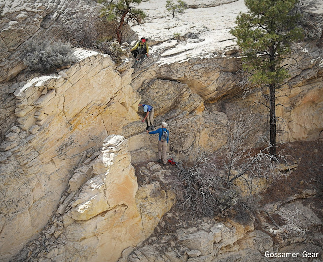 climbing in the desert