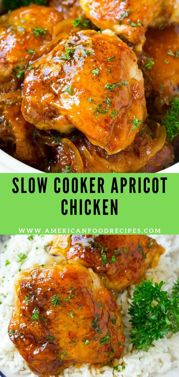 Slow Cooker Apricot Chicken - Recipe By Mom