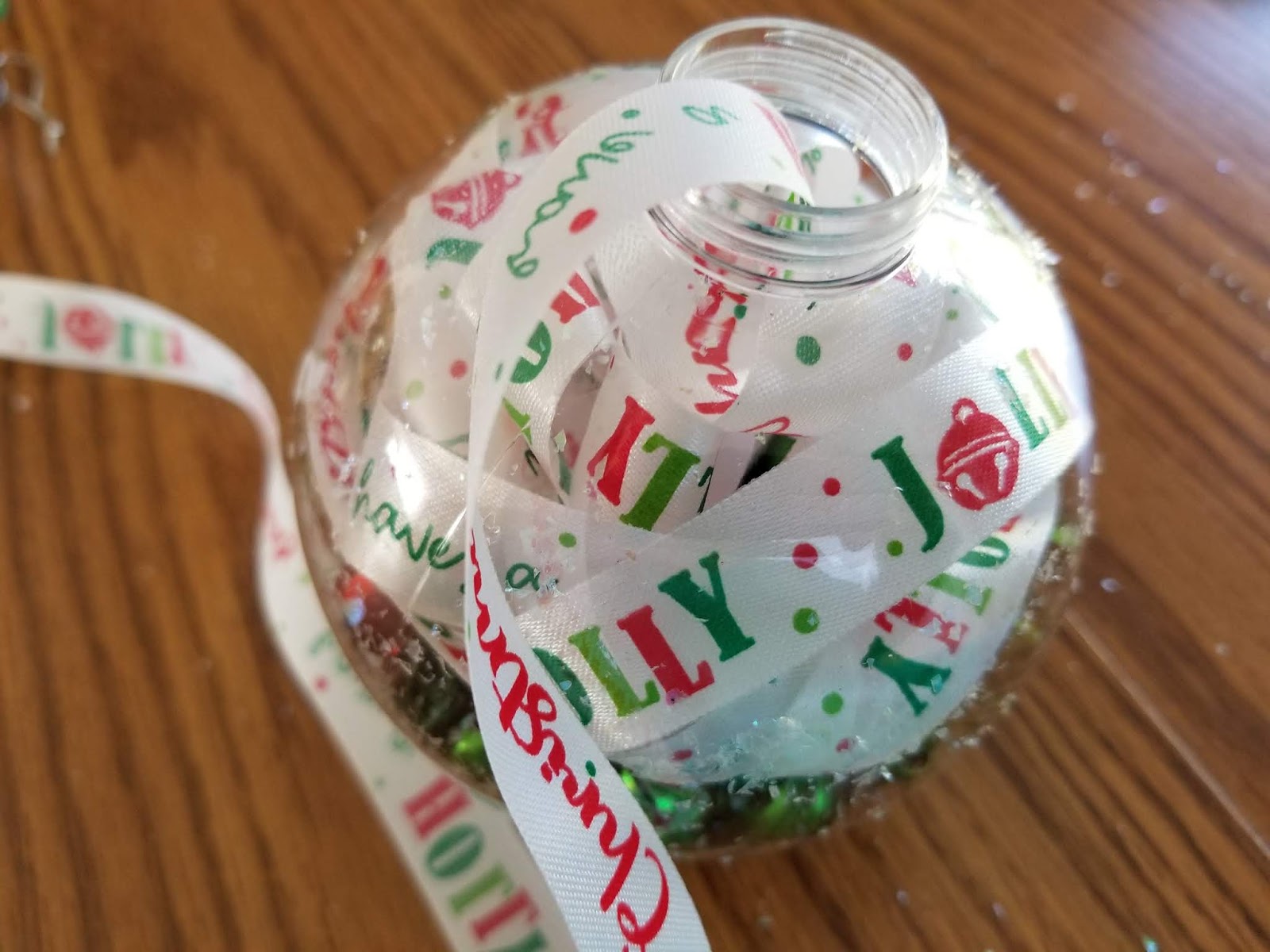 Learn How to Create Easy Dollar Tree Christmas Ornaments that Glitter