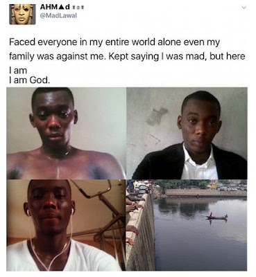 SEE PHOTO: Unilorin Graduate Jumped Into Festac Canal Yesterday - SEE The Last Minutes Tweet