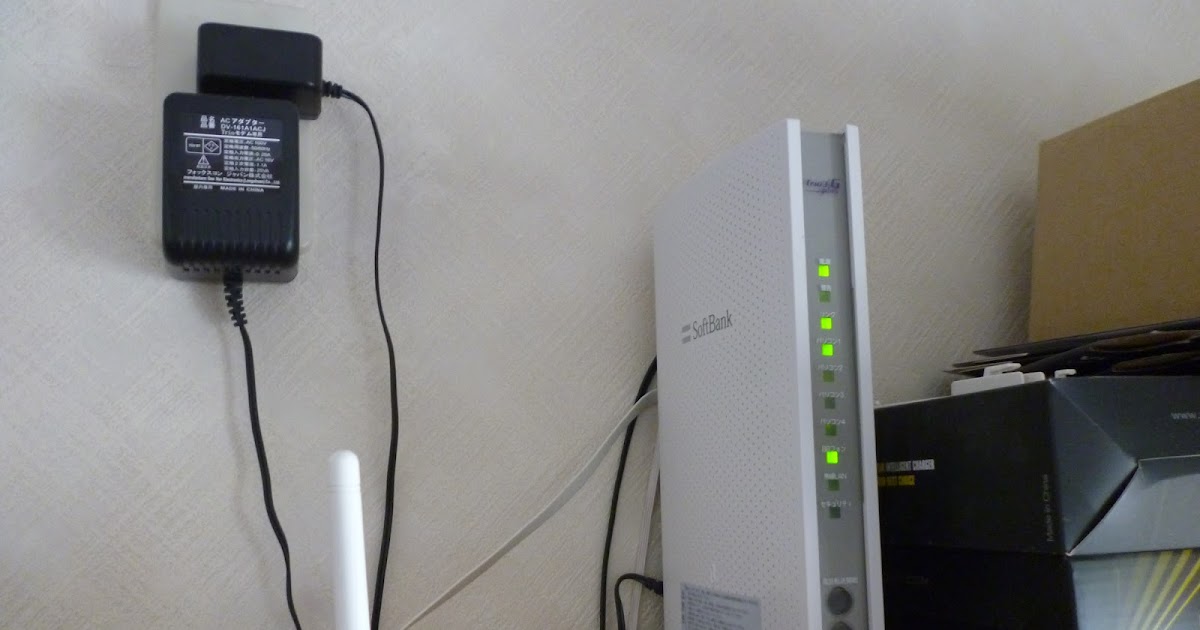 Yahoo Bb Adslモデムに黒電話を接続してbbフォンを使う
