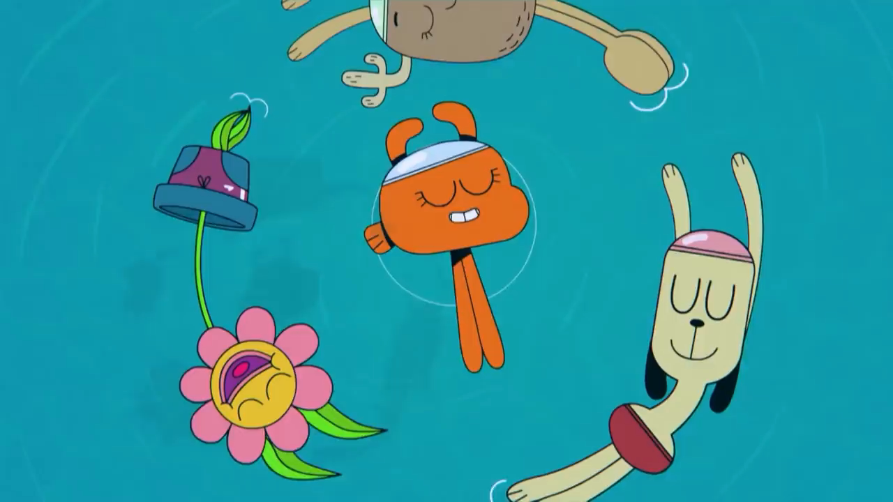 Shirtless Cartoon Boys & Men: Unnamed Dog and Gumball Watterson