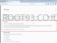 Cara Mudah Menonaktifkan Iklan Tanpa Software di Mozilax Firefox
