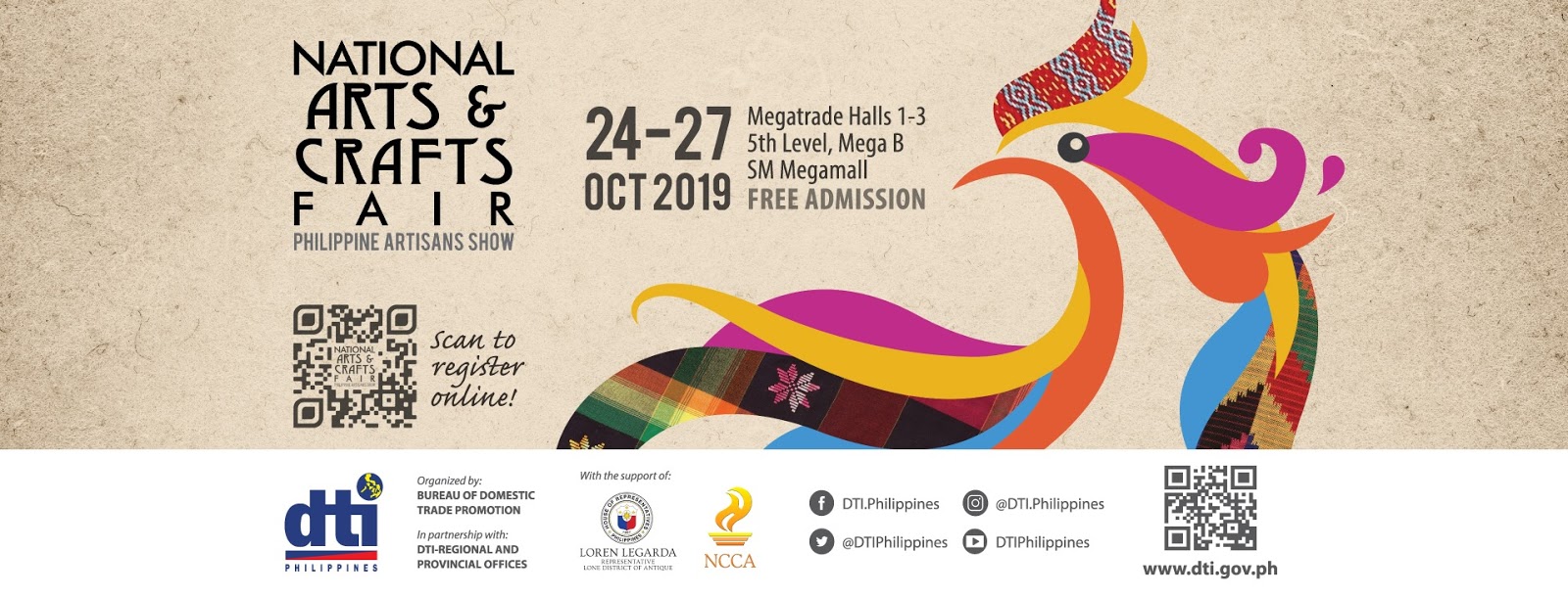 Manila Shopper: National Arts & Crafts Fair at SM Megatrade: Oct 2019