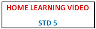 STD 5 Home Learning Video