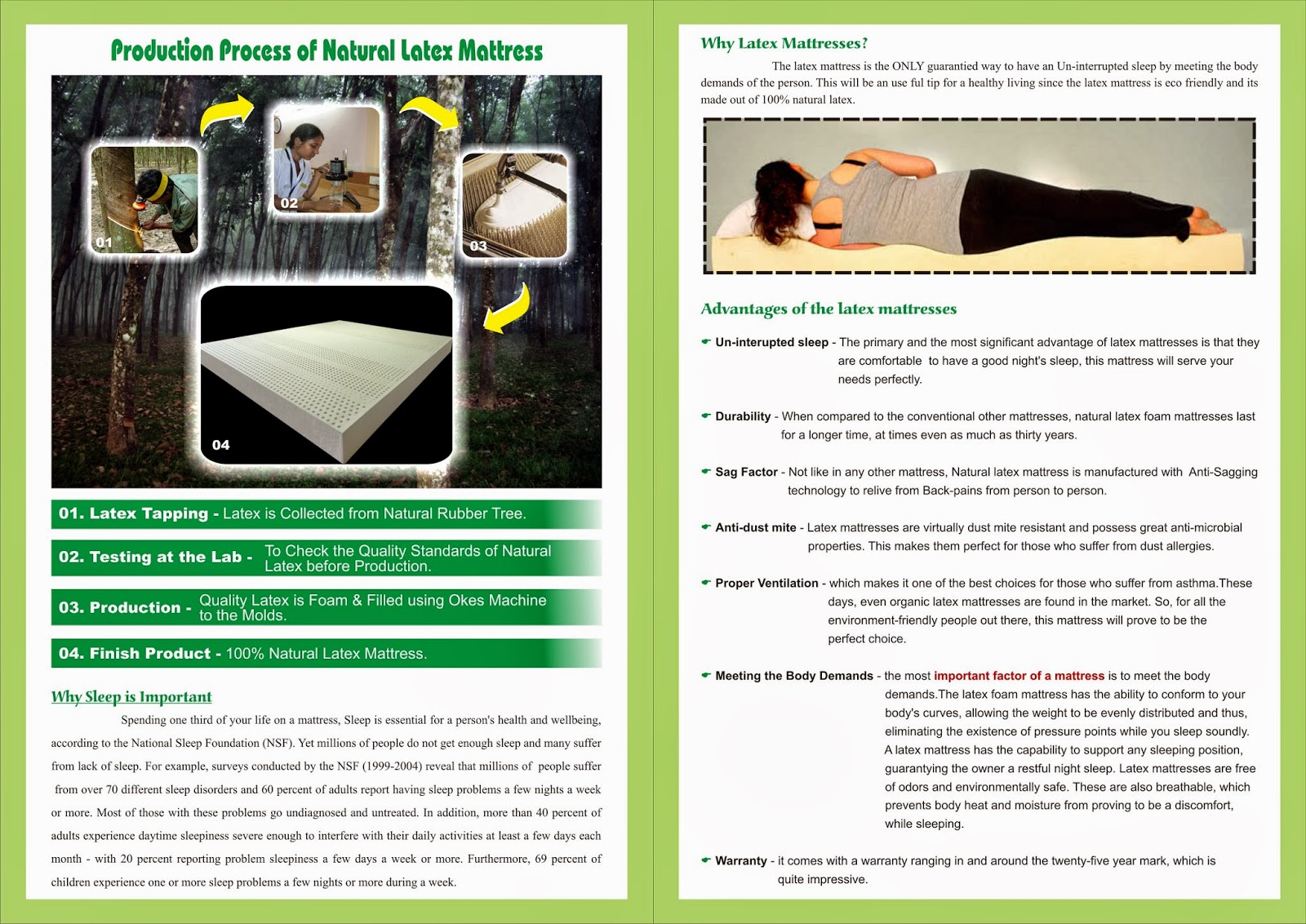 NATURAL LATEX FOAM Mattress and Pillows in Sri Lanka 100 Sri Lankan