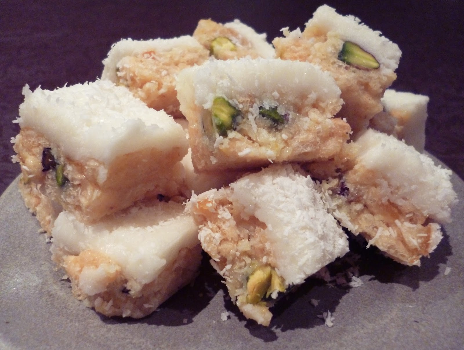 Kerrie Maloney Citrus & Pistachio Bubble Slice (Gluten Free)