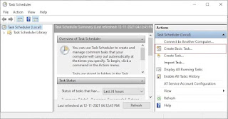 KAILASH'S BLOGS: Restart SQL Server Periodically using Task Scheduler