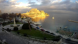 Life webcam Old Fortress Corfu