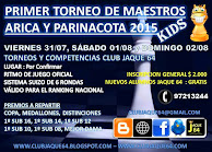 Primer Torneo de Maestros Ajedrez Kids Arica 2015