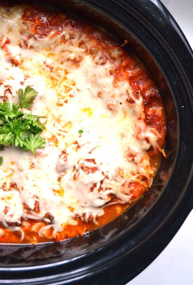 Slow Cooker Veggie Loaded Lasagna | The Nutritionist Reviews