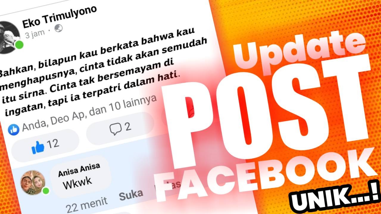 Cara Memposting Status Di Facebook Yang Menarik