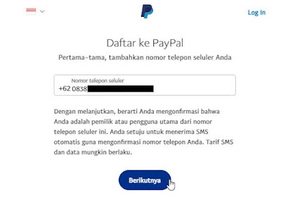 Cara Daftar PayPal