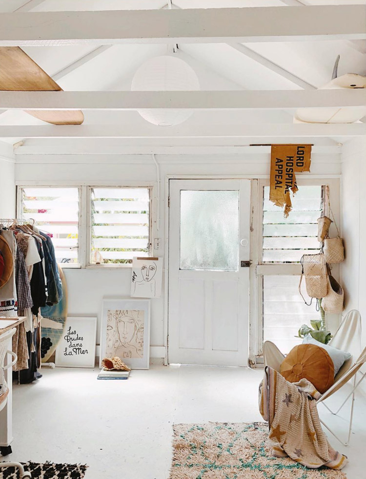 my scandinavian home: Surfs Up At A Boho Studio And Holiday Home Hideaway