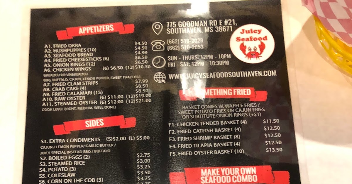 Rob's (mostly) Food Blog Juicy Seafood, Southaven, MS