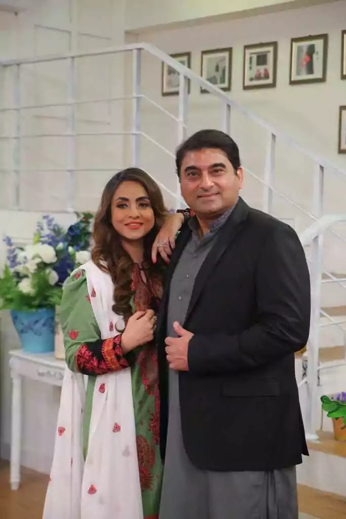 Newly Wed Couple Nadia Khan and Faisal Mumtaz in Nida Yasir’s Morning Show