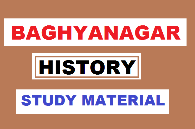 Baghyanagar History study material in Telugu Pdf