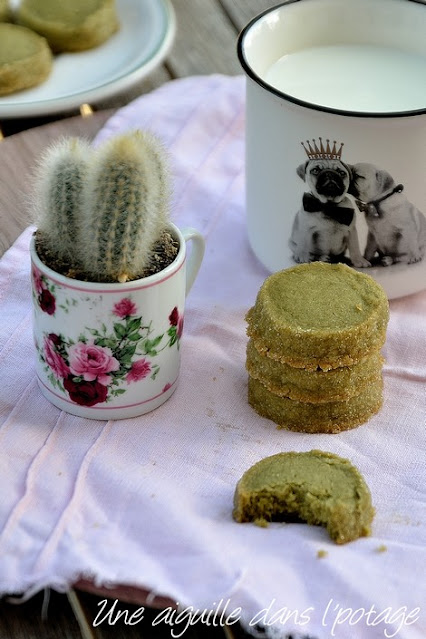 sablés-biscuits-diamants-thé-matcha-pâtisserie