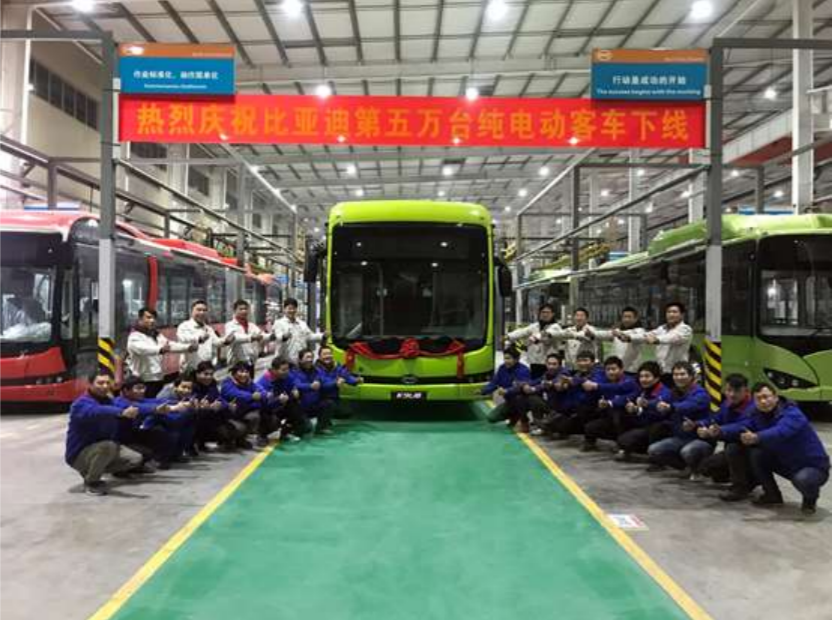 BYD alcança marca histórica: 50 mil ônibus 100% elétricos produzidos em 9 anos 1 50mil BYD