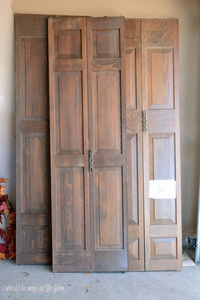 DIY Door Headboard i should be mopping the floor