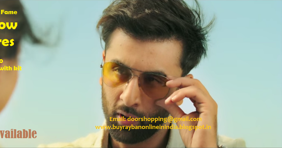 Ranbir Kapoor in Yellow Lens Aviator Sunglasses movie Tamasha.