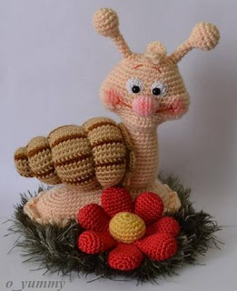 PATRON GRATIS CARACOL AMIGURUMI 41667