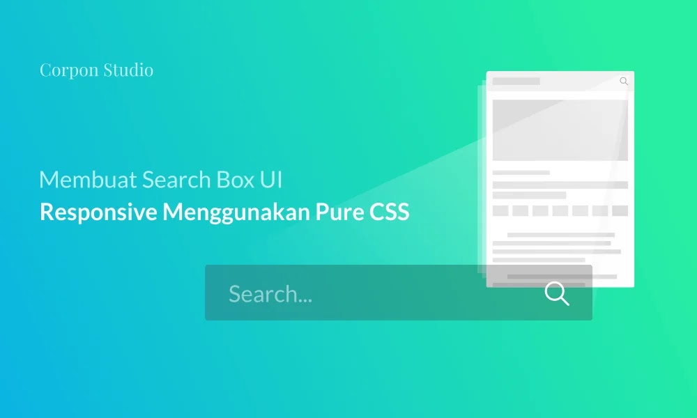 Membuat Search Bar Melayang Responsive Pure CSS Membuat Kotak Form Pencarian CSS