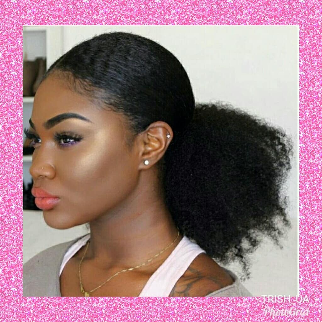 Sleek Low Ponytail