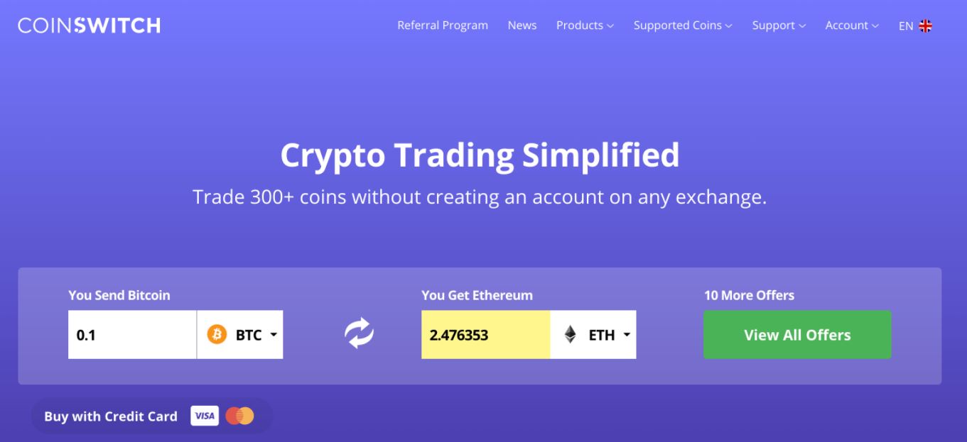 Use CoinSwitch Kuber Referral link to get ₹50 on SignUp