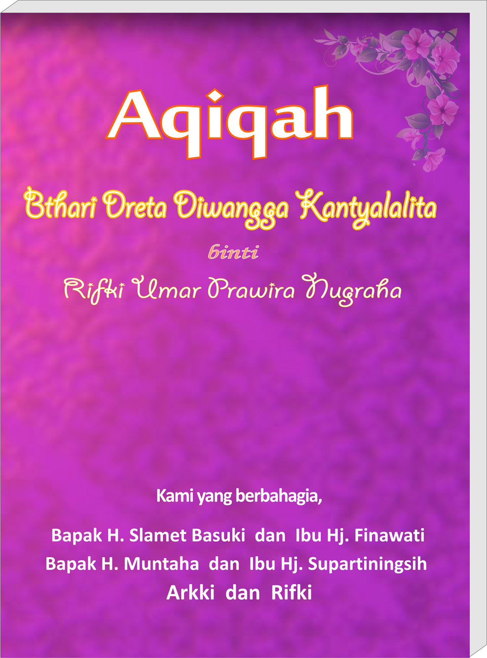 Buku Souvenir Aqiqah