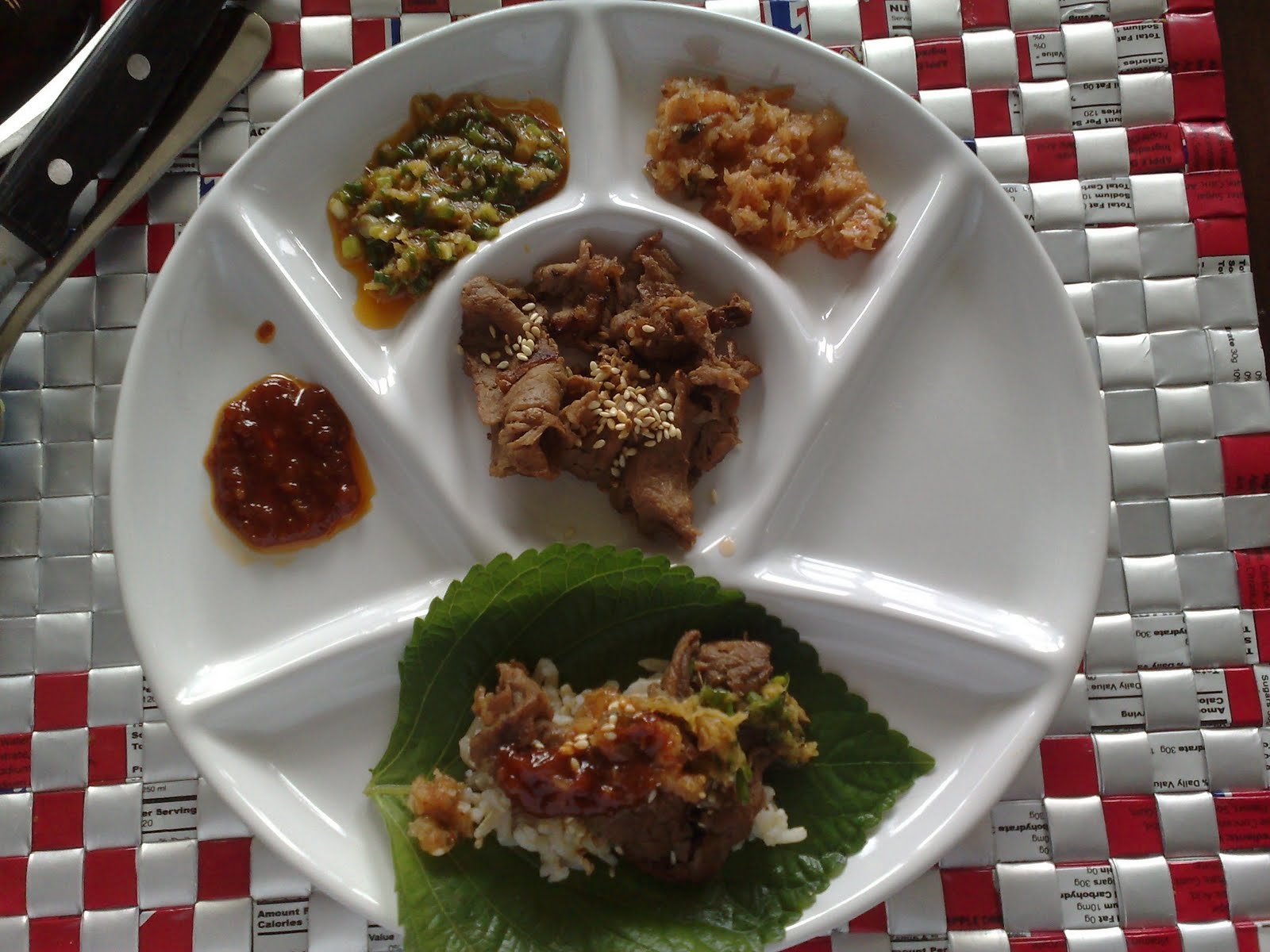 Paglin Treasured Recipes Momofuku's marinated hanger steak ssam