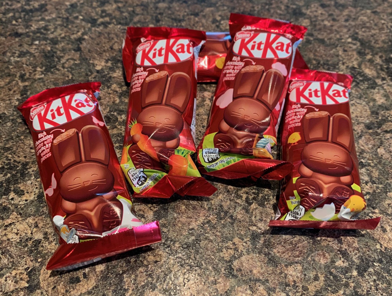 FOODSTUFF FINDS Kit Kat Easter Break Bunnies (B&M) By Cinabar