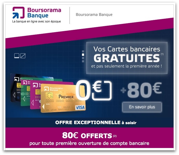 Parrainage Boursorama Offre ouverture compte 150€