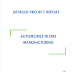 Project Report on Automobile Filters Manufacturing