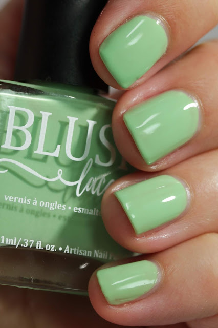 BLUSH Lacquers Eucalyptus Mint swatch by Streets Ahead Style
