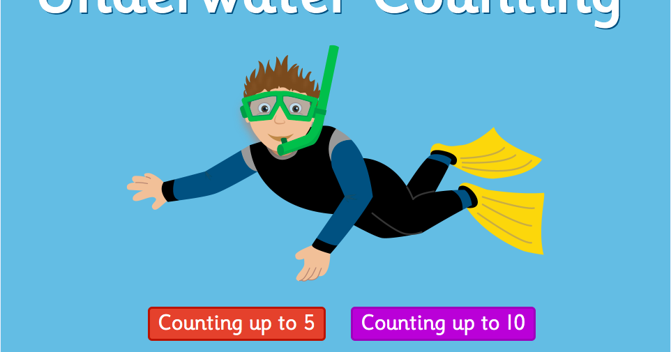 Nursery Underwater Counting Game