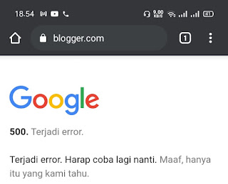 blogger error