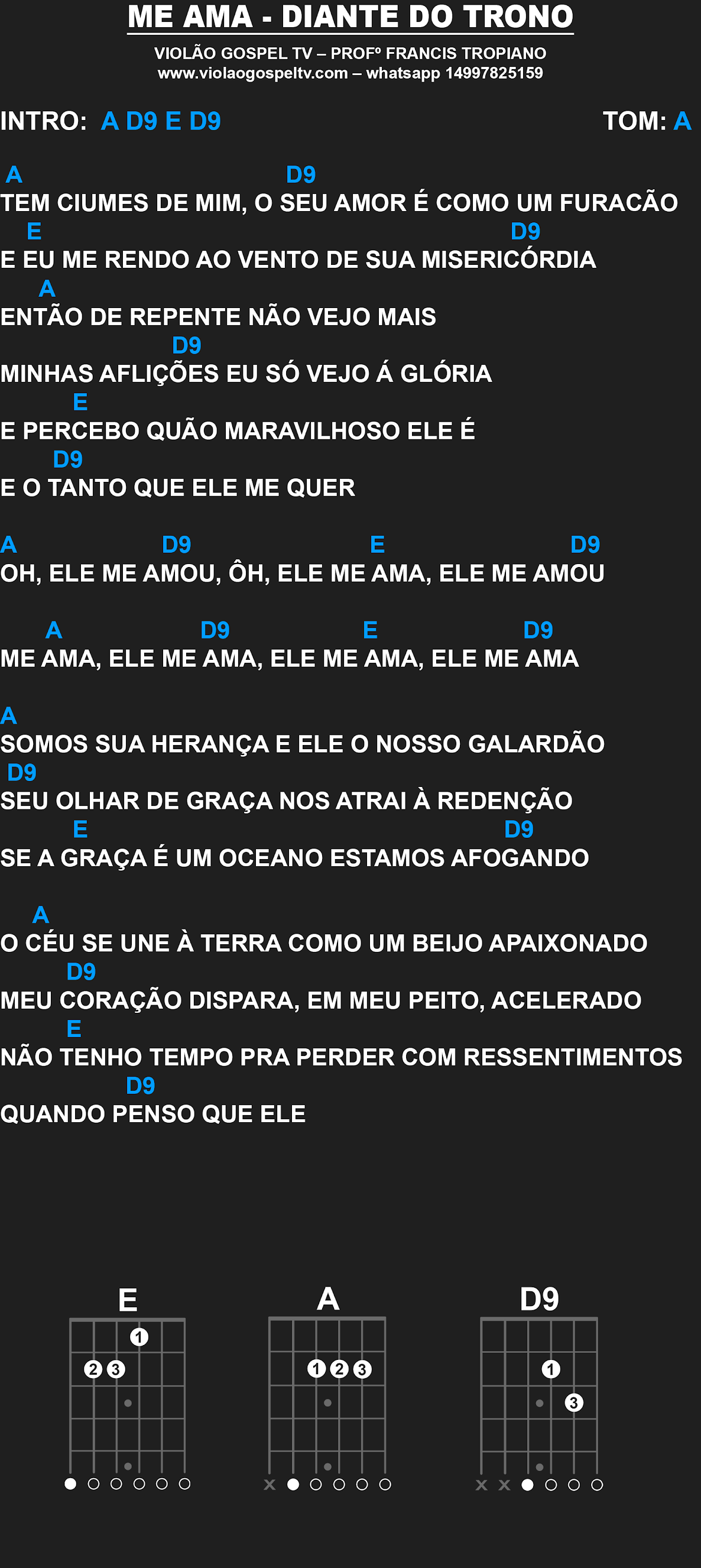 Me Ama - Diante do Trono